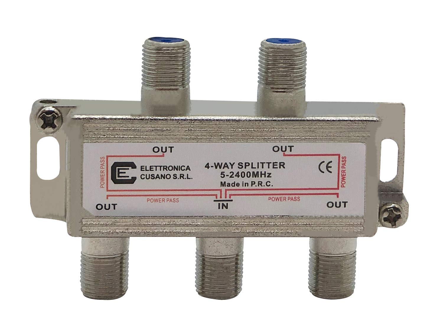 6433 4-Way Splitter for TV/Satellite