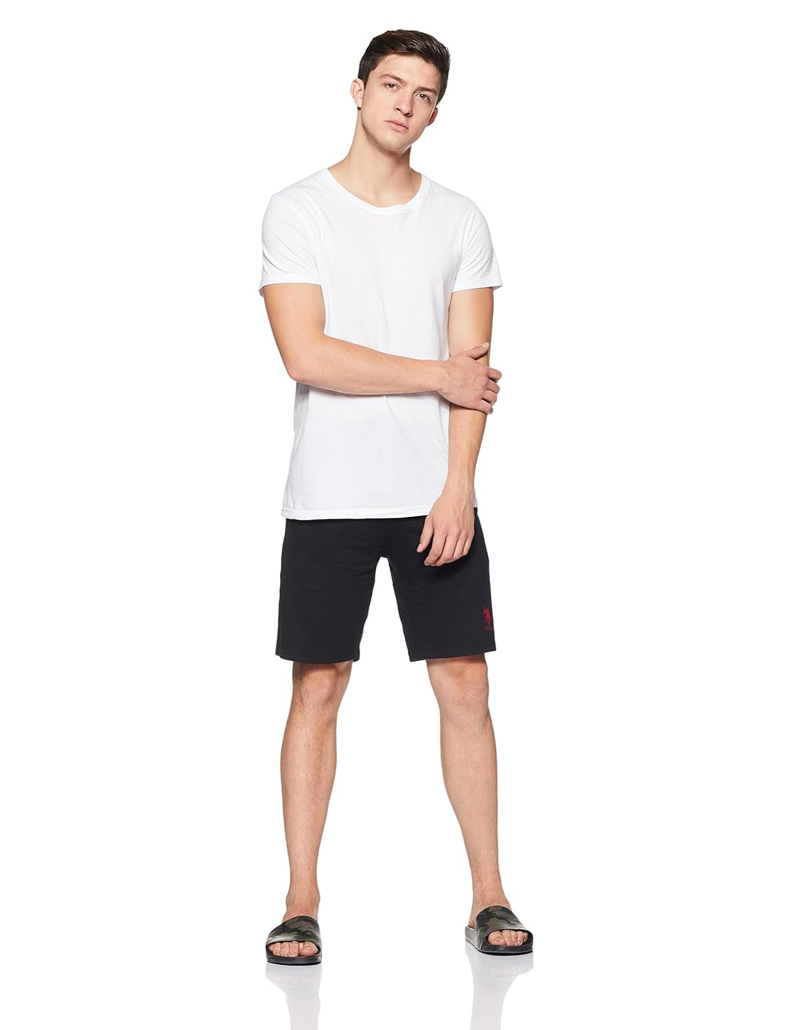 u.s. polo assn. men's cotton lounge shorts