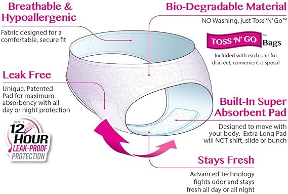 disposable period pants