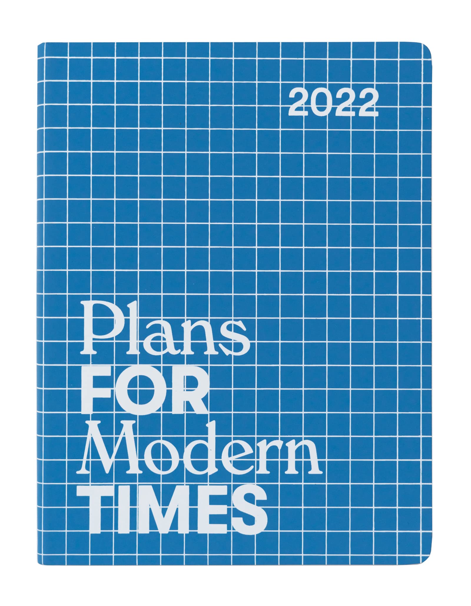 Grupo Erik Official Plans For Modern Times 2022 Diary Day To Page - 12 Months Planner January 2022 - December 2022 - Leather Diary 2022 Daily Planner,Modern Times Blue,AAEDPA52203