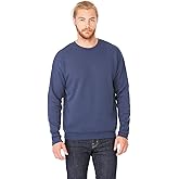 Bella + Canvas Mens Side-Seamed Drop Shoulder Sweatshirt, M, Navy