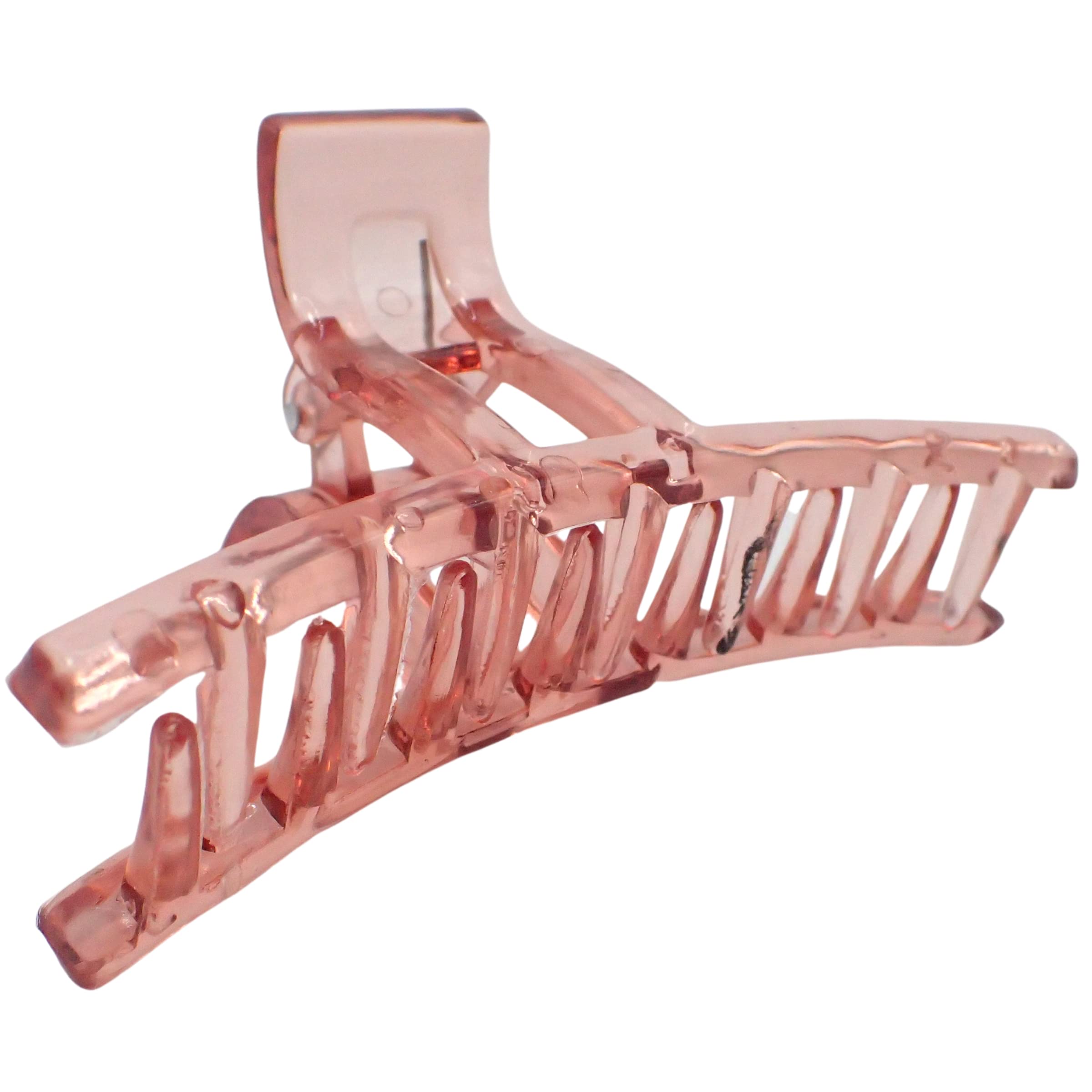 Topkids Accessories Curve Hair Claw Clips for Women and Girls, Hair Accessories for Women, Large Hair clips, Hair Styling Tools, Hair Clips Women, Large Claw clips (Pink) — image 1