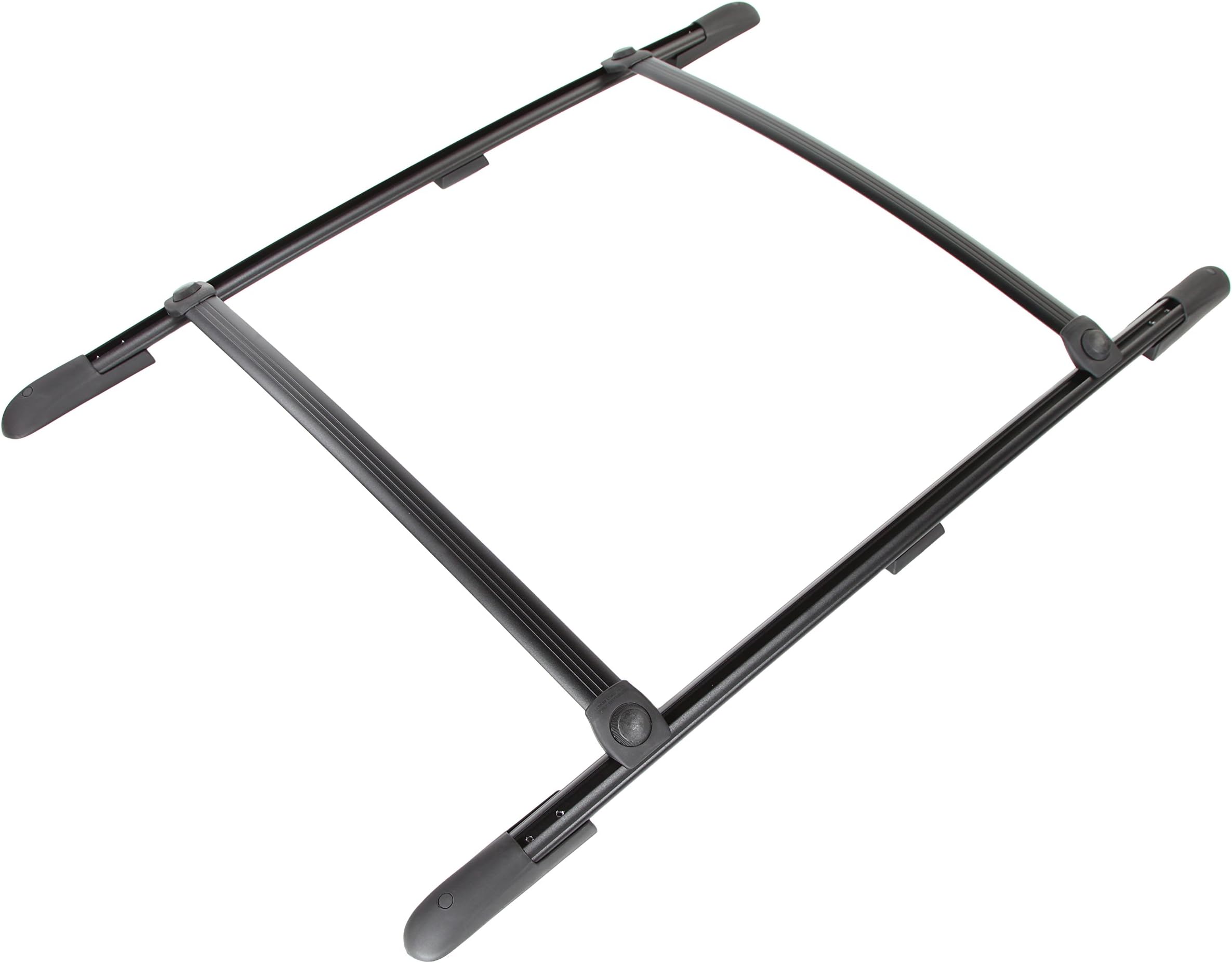 DynaSport DS5335-B Black 53" x 35" 75 lb Capacity Drill-in Installation Roof Rack Kit (Complete Ready-to-Install)