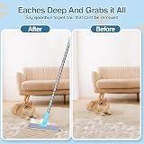 Meff-Mluk Pet Hair Remover Carpet Rake with 140cm Adjustable Stainless Steel view 8