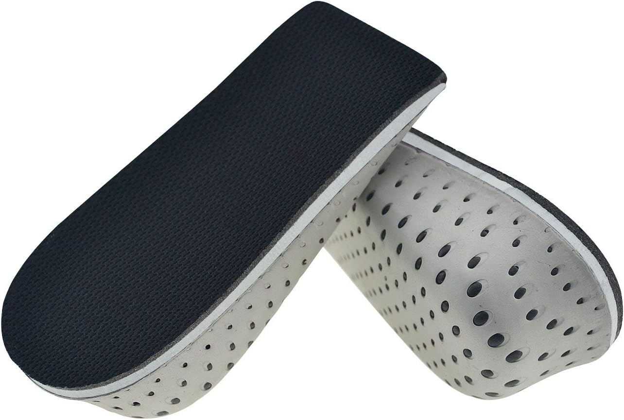Asiv 1 Pair Height Increase Shoe Insole Breathable Invisible Increased Shoe Pads Insoles (Height 2cm)
