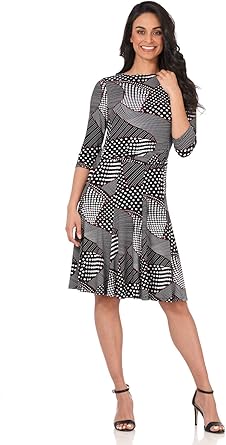 fit and flare dress with sleeves uk