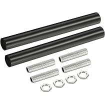 PATIKIL Straight Pipe Lamp Stems Rod Kit, 4 Set M10 Carbon Steel 40mm