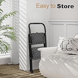 HBTower 2 Step Ladder, Step Stool for Adults,2 Step