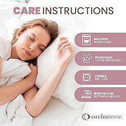 CirclesHome Pillow Protectors 4 Pack King Zippered