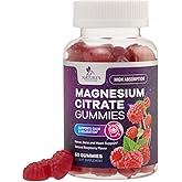 Magnesium Gummy - High Absorption Magnesium Citrate Supplement for Adults & Kids - Nature's Calm Magnesium Gummies Dietary Su