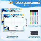 Thboxes 2 Pack Magnetic Reward Charts for Kids, Reusable Fridge Chores view 2