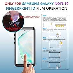 Lanhiem Galaxy Note 10 Case, Built-in Screen