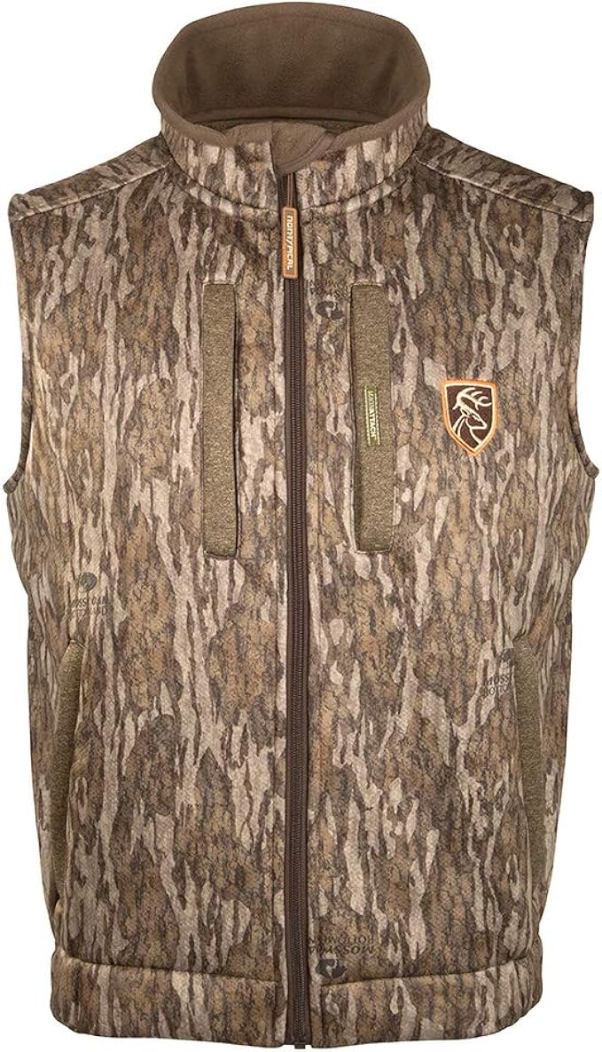 drake waterfowl fleece vest