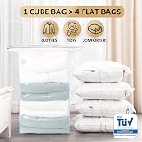 TAILI Extra Large Vacuum Storage Bags Cube 6 Jumbo for Bedding Clothing view 4