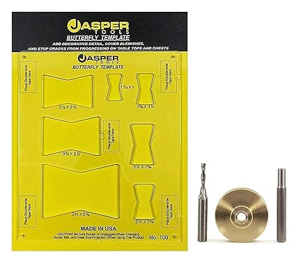 Jasper Model 100 Decorative Inlay Butterfly Template And