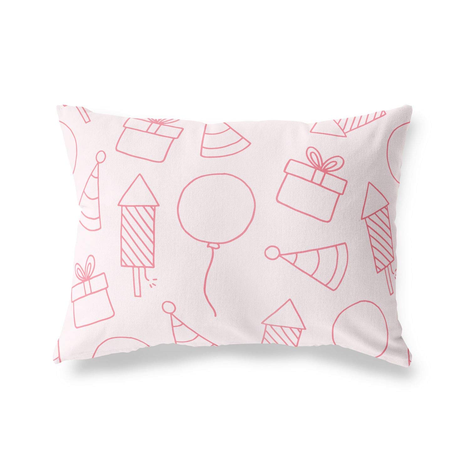 BonaMaison Decorative Cushion Cover, Random Pattern Throw Pillow Covers, Home Decorative Pillowcases for Livingroom, Sofa, Bedroom, Size: 45X60 Cm - Designed and Manufactured in Turkey