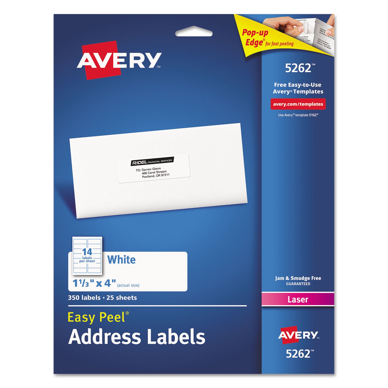 Buy Avery Products Avery Easy Peel Laser Address Labels, 11/3 x 4