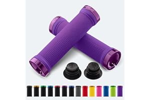 JETCAT Bike Grips, Bike Handlebar Grips, Mountain Bike Grips Handlebar, MTB Grips, Bicycle Grips BMX Grips, Bicycle Handlebar Grips Handles for Adults. Ebike, MTB, Scooter, Lock on