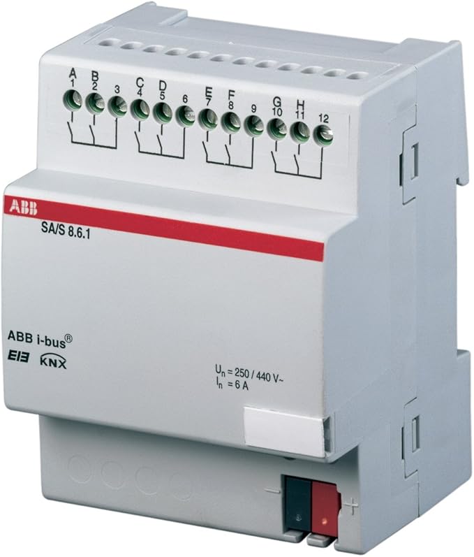 ABB SA/S8.10.1 EIB/KNX Switch Actuator 10AX REG 8Fold Amazon.co.uk DIY & Tools