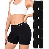 BAMBOO COOL Womens BoyShorts Underwear Seamless Boxer Briefs Mid Rise Full Coverage Breathable Stretch Ladies Panties 5 Pack