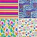 Birthday Wrapping Paper - Gift Wrapping Paper - Premium Quality Gift Wrap Paper - 2.5 FT x 10 FT Per Roll, Includes 7 Bows and 2 Ribbons