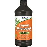 NOW Supplements, Liquid Chlorophyll, 100 mg per teaspoon Mint Flavor, 16 oz