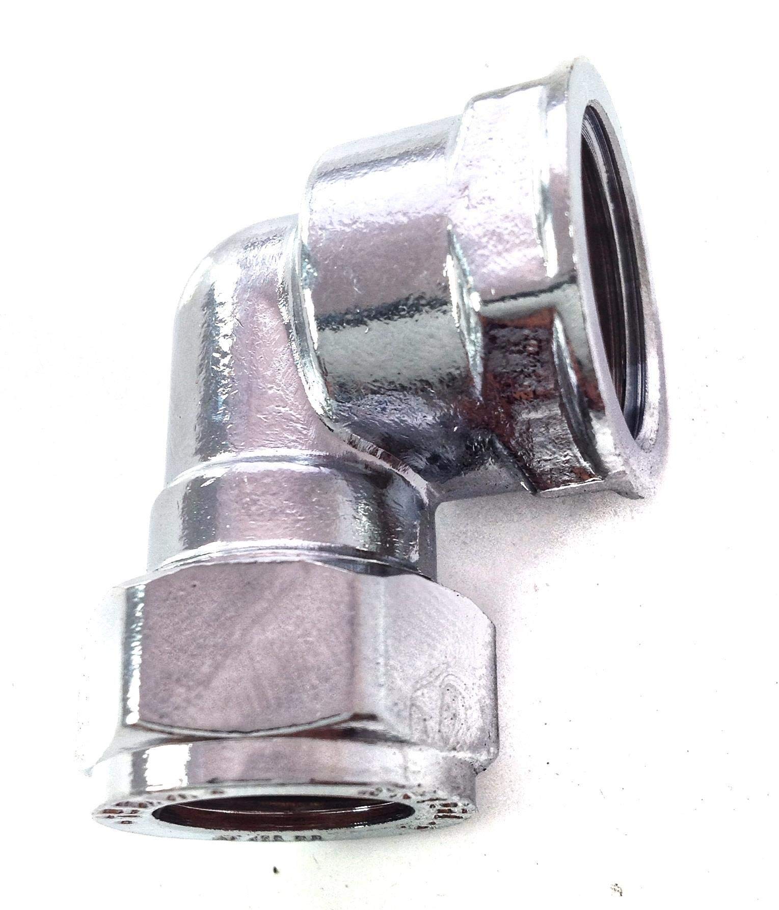 15mm x 1/2" Female Chrome Elbow - Bag of 5