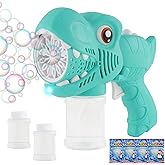 Onory 1 Pack Bubble Gun Machine for Kids, Bubble Gun with Bubble Solutions for Boys Girls, Bubble Blaster for Summer Toy, Party Favors, Outdoor & Indoor Activity, Birthday Gift, Bubble Blower