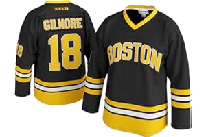 GHOSTWEAR UNLC Happy Gilmore #18 Movie Hockey Jersey – Stitched Letters & Numbers, Breathable Polyester, S-5XL