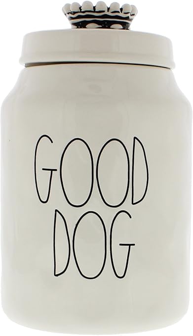 rae dunn good dog jar