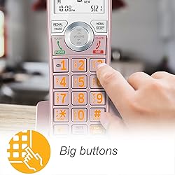 AT&T CL82257 DECT 6.0 2-Handset Cordless Phone for