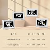 TROCOTN 7-Inch Dementia Clock Digital Calendar with Day Date Time Auto Dim view 8