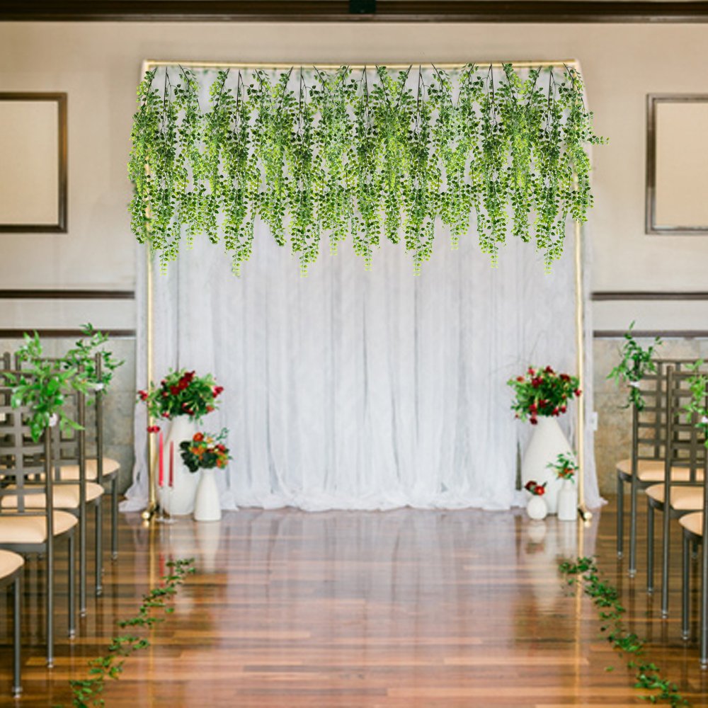 MIHOUNION 2 pcs Plantas Enredaderas Artificiales Exterior Simulación de