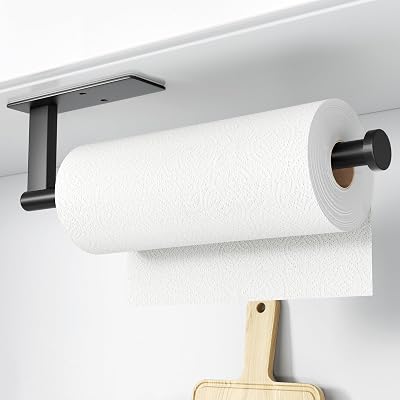 Susswiff Stainless Steel Paper Towel Holder Under Cabinet 12.4 in
