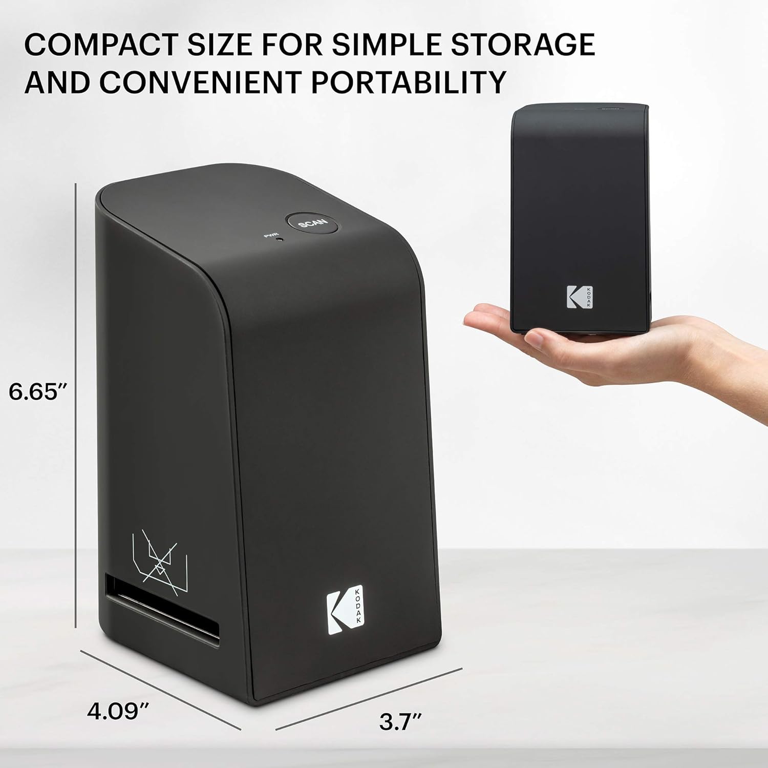 KODAK Film Scan Tool for PC and MAC – 5MP Digital Film Scanner Converts & Saves 35mm Film Negatives & Slides Directly on Your Computer with Capture and Edit Software, Easy-Load Film Inserts & More: Electronics