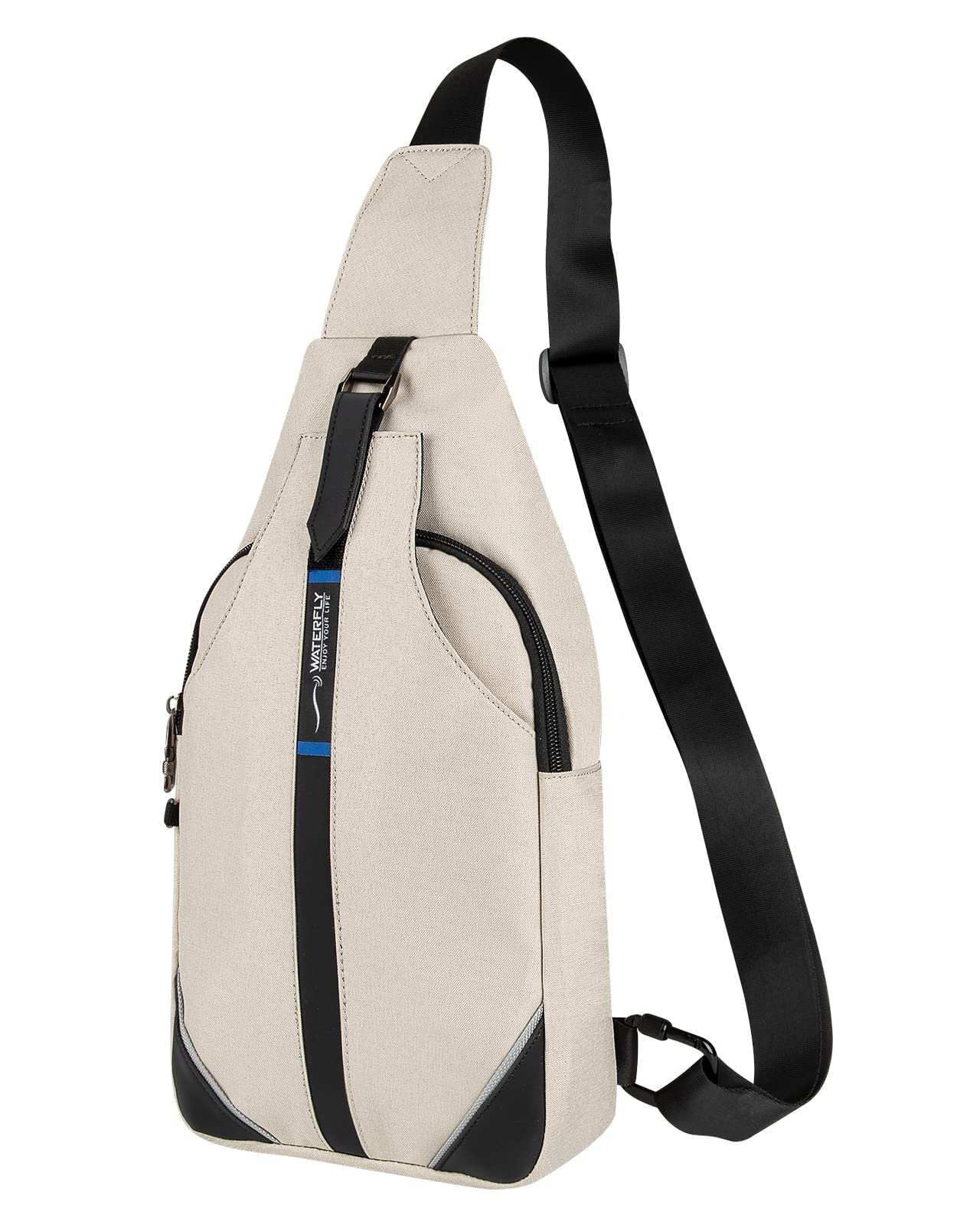 Waterfly Anti-Theft Backpack Crossbody Sling Bag Small Multipurpose Daypack for Men Women