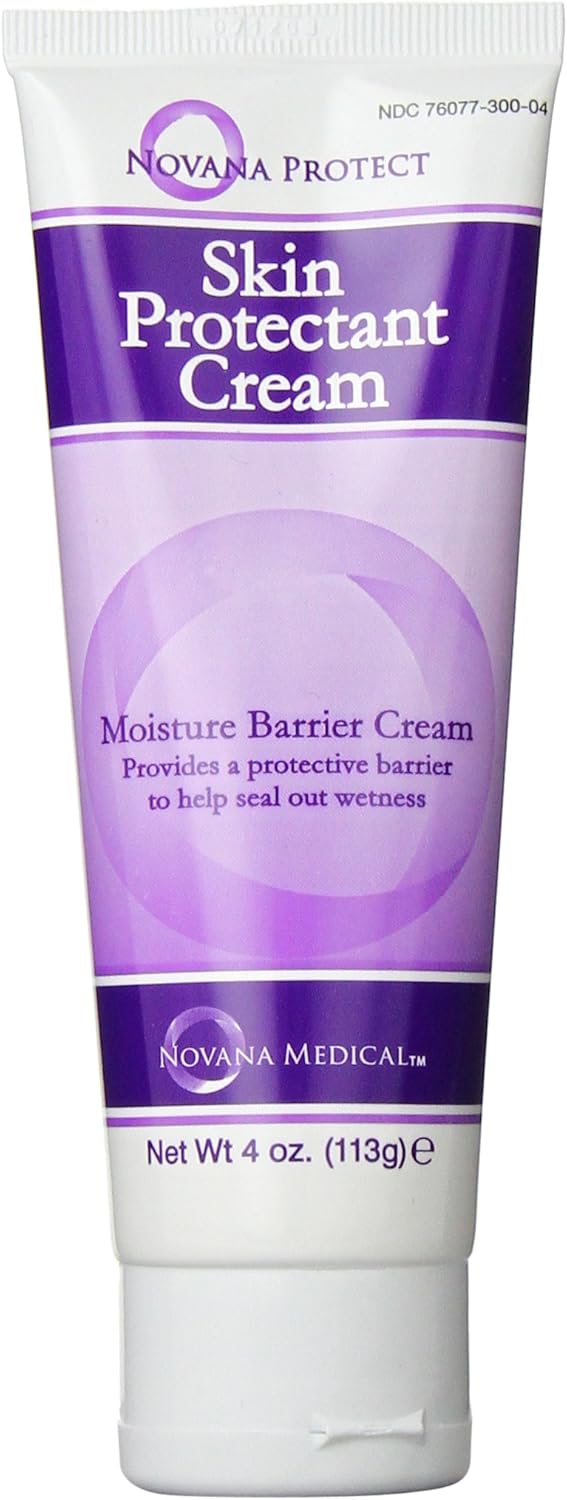 Novana Medical Skin Protectant Cream with Zinc Oxide 12, 4
