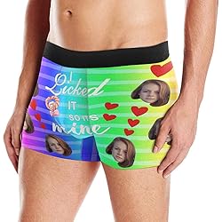 Custom Underwear, Personalized Funny Face Novelty