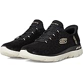 Skechers Women's Arch Fit Summits Lux Leopard Hands Free Slip-Ins Sneakers
