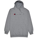 Champion Mens Hoodies Big and Tall - Embroidered Pullover Fleece Sweatshirt