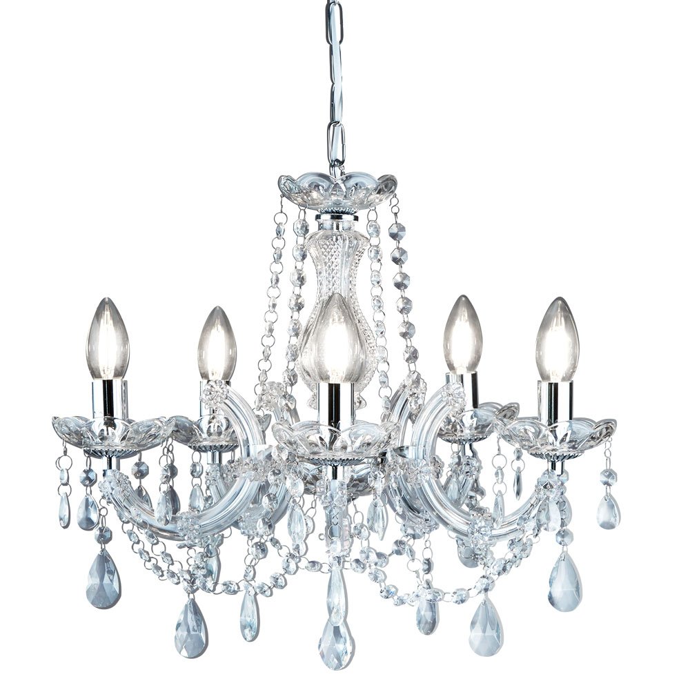 Searchlight Chandelier Crystal, M