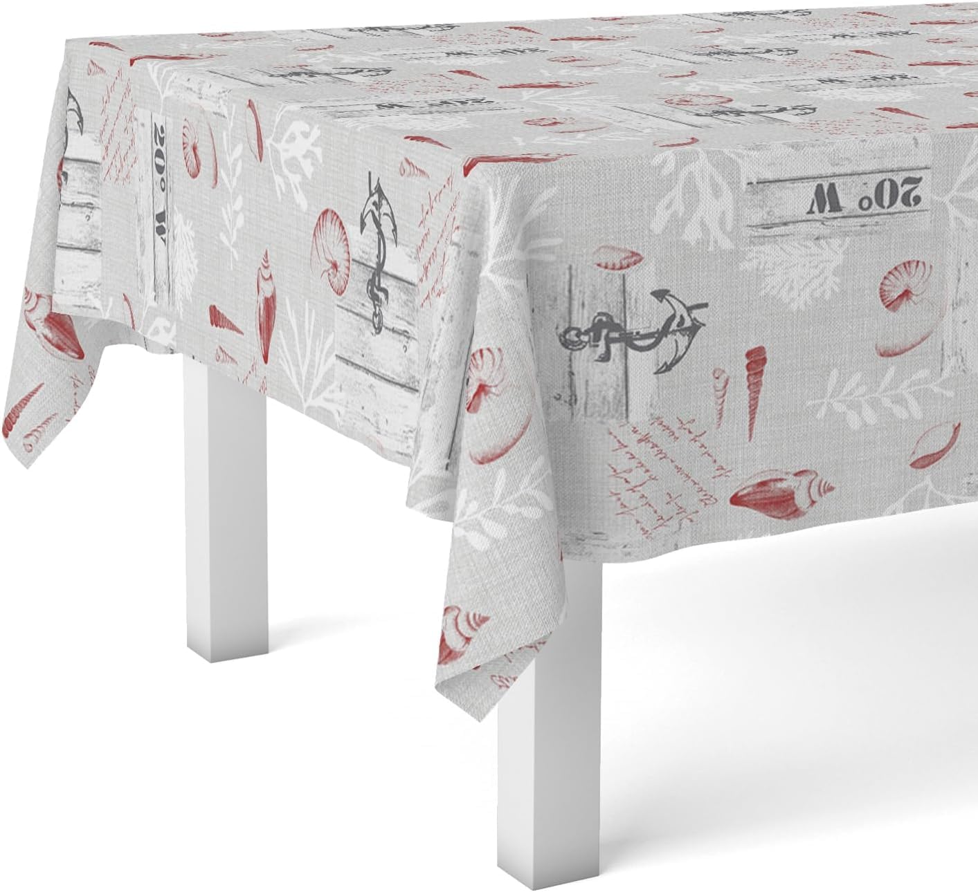 ECOMMERC3 Rectangular Oilcloth Tablecloth Size 220 x 140 cm Style, Durability and Easy Cleaning for Your Table – Stain-Resistant and Waterproof Oilcloth Tablecloth