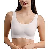 Ubras Seamless Bras for Women Smooth Comfortable Jelly Dot Wireless Bralette Full Coverage Pull On Breathable Bras