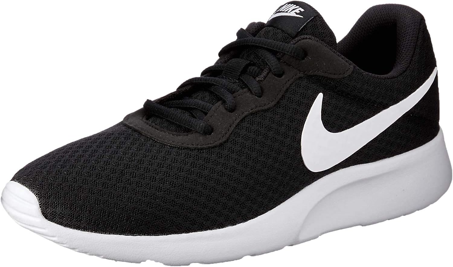 NIKEMen's Tanjun Trainers, Black White, 10.5 UK