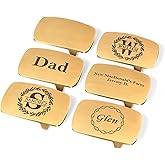 WINTERFELL Personalized Belt Buckles Men, Custom Replacement Classic Belt Buckle for Removable Leather Snap Belt Strap