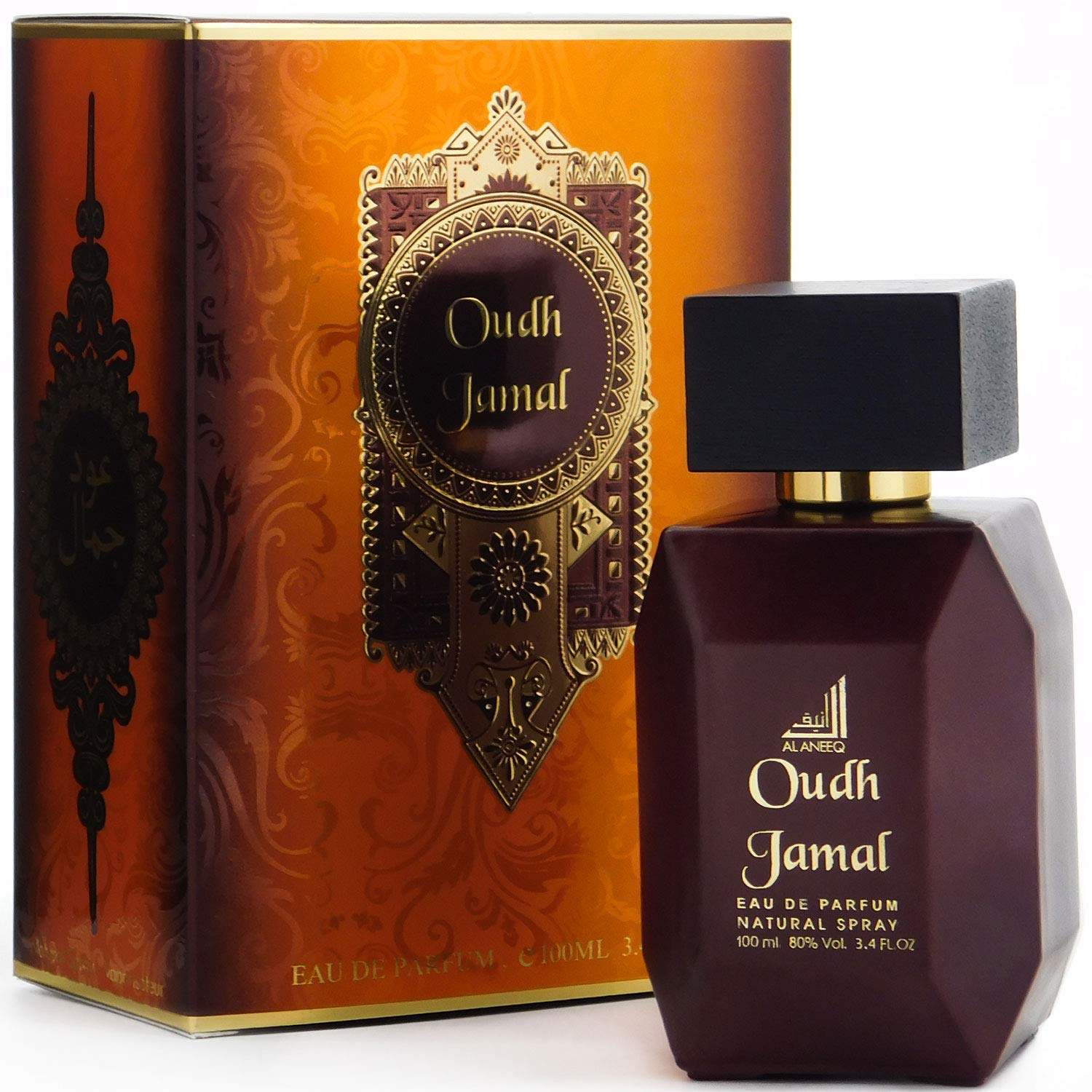Oudh Jamal Fragrance Spray Woody Oud Scent for Men by Al Aneeq