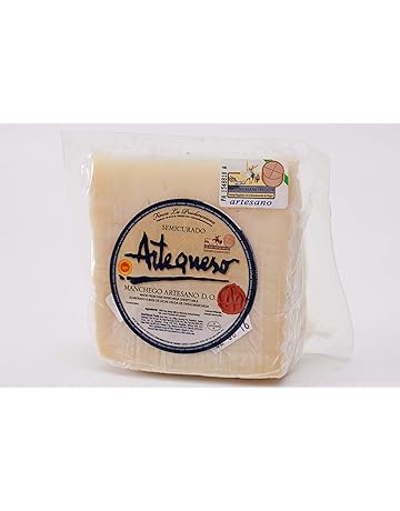 Queso Oveja Semicurado DO Manchego (Cuña, 250 g) - Artequeso