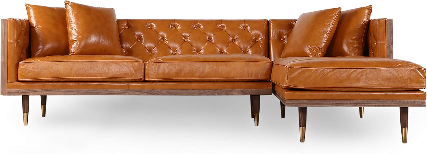 Amazon Com Kardiel Midcentury Modern Woodrow Neo Sofa Sectional