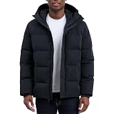 Michael Kors Men's Heavyweight Mens Puffer Jacket With Hood, Water Resistant