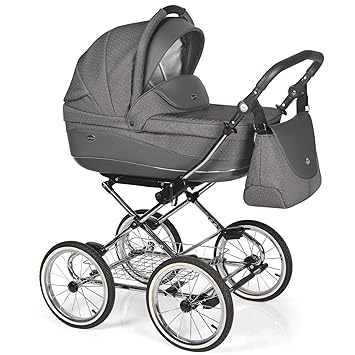 Klassischer Kinderwagen Companero Classic Farbe 02 Mit Adapter Fur Autositz Maxi Cosi Amazon De Baby